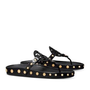 Tory Burch Women’s Cloud Coin Sandal Black